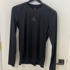 Adidas Techfit Black Medium Athletic Shirt